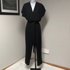 NWT H Halston Black Jumpsuit Size M